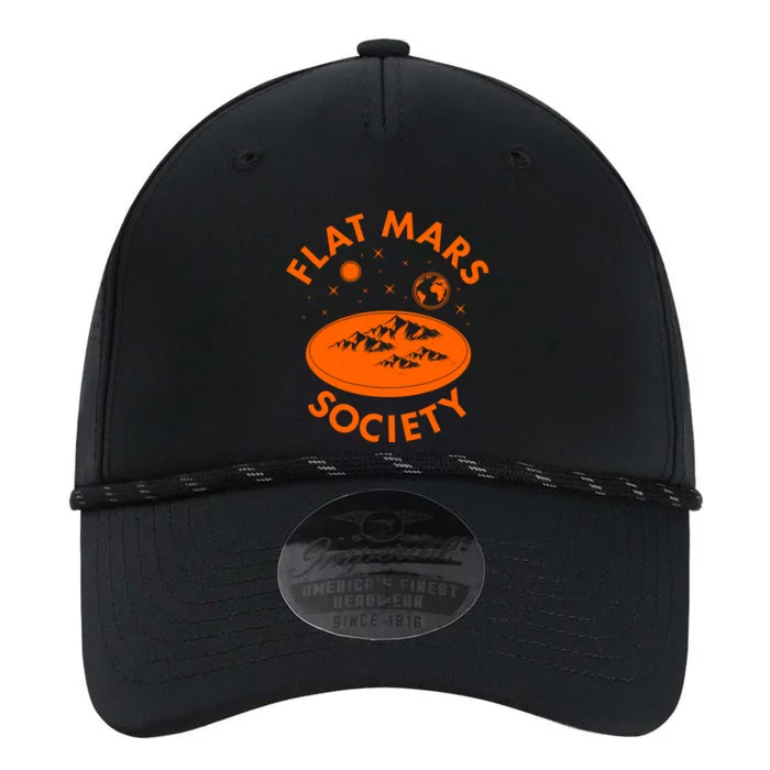 Vintage Retro Flat Mars Society Performance The Dyno Cap