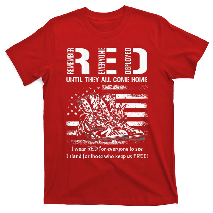 Vintage Red Friday Until They Come Home USA American Flag T-Shirt