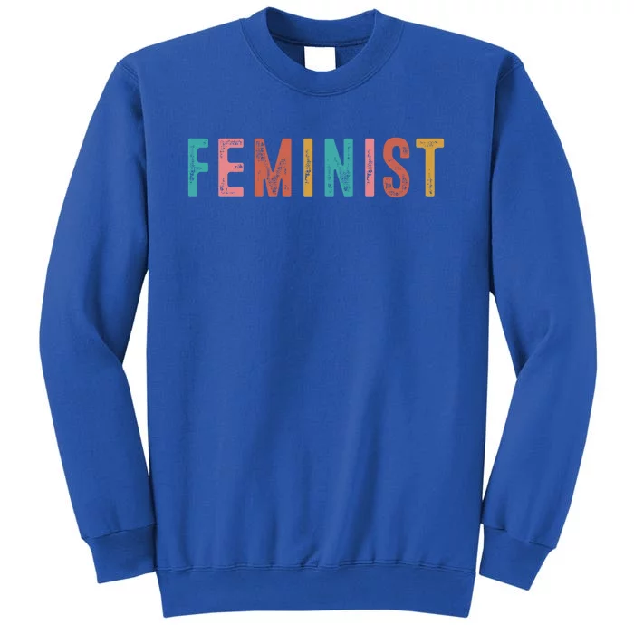 Vintage Retro Feminist Rights Hu Rights Pro Choice Cool Gift Sweatshirt