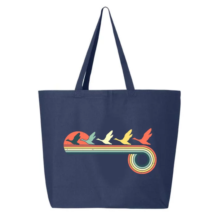 Vintage Retro Flying Geese 25L Jumbo Tote