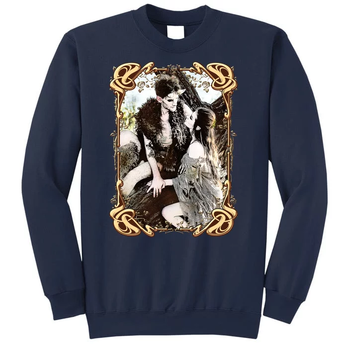 VIntage Retro Fantasy World Elves Couple Sweatshirt