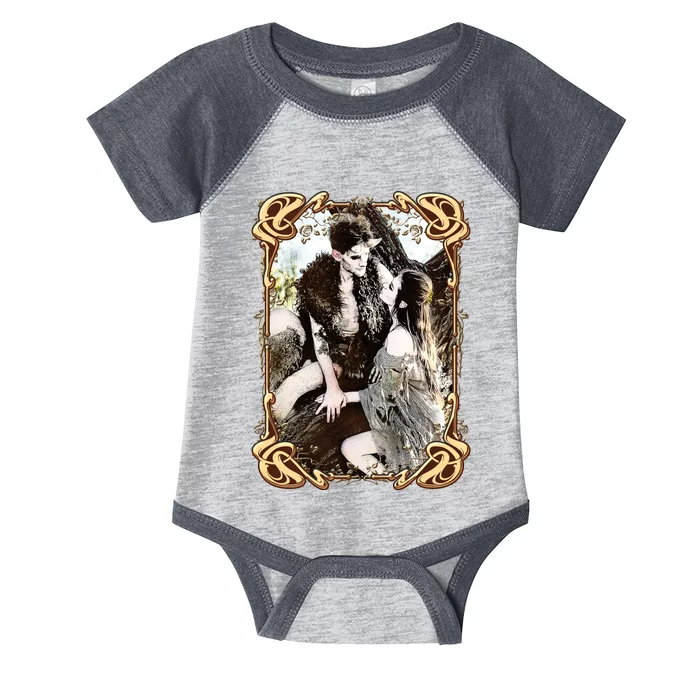 VIntage Retro Fantasy World Elves Couple Infant Baby Jersey Bodysuit