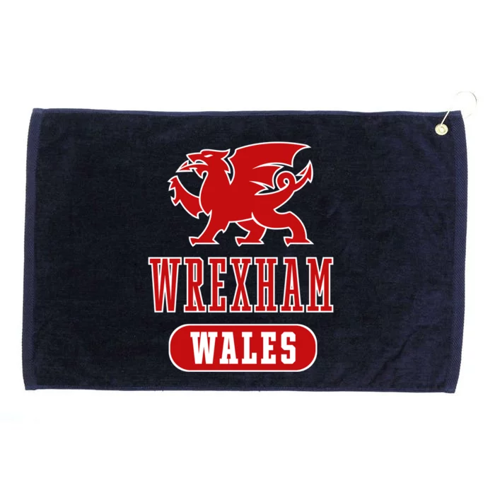 Vintage Retro Faded Wales Flag Welsh Pride Gift Grommeted Golf Towel