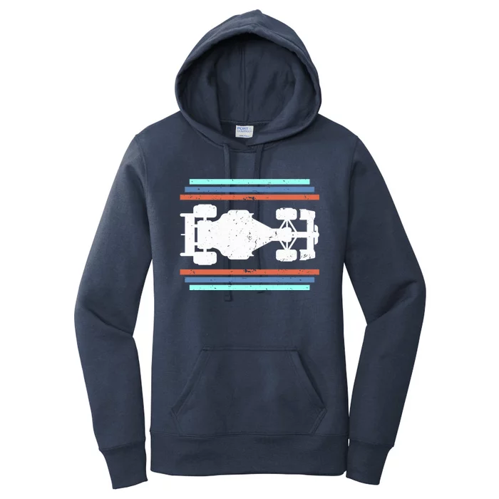 Vintage Retro Formula Racing Racing Party Cool Gift Women's Pullover Hoodie