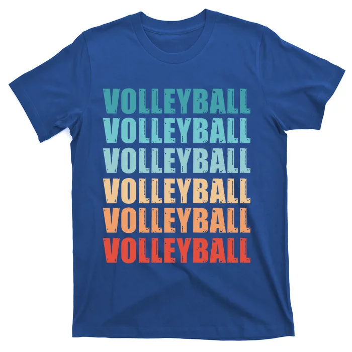 Volleyball Retro Fathers Day Vintage Gift T-Shirt