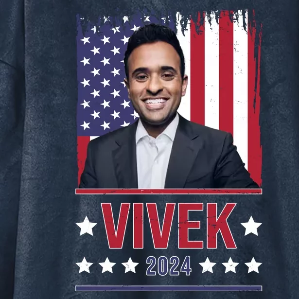 Vivek Ramawamy For President 2024 Election Hooded Wearable Blanket