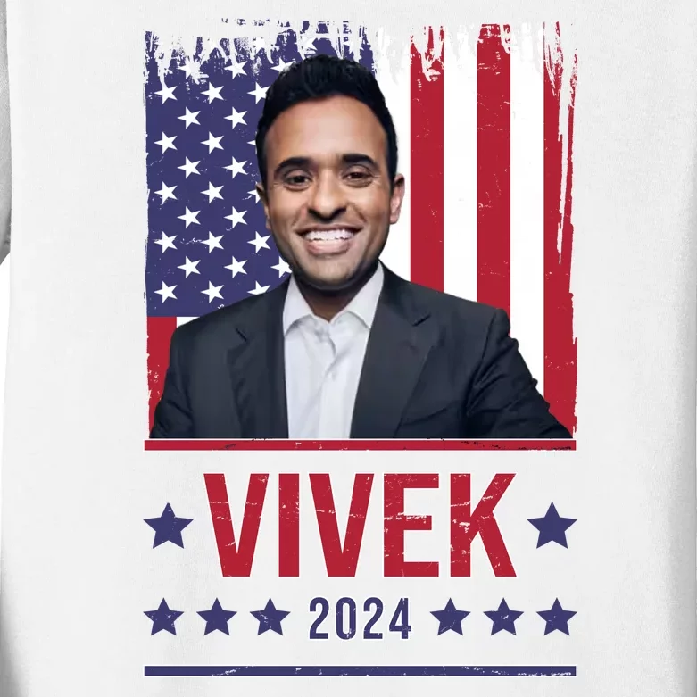 Vivek Ramawamy For President 2024 Election Kids Long Sleeve Shirt