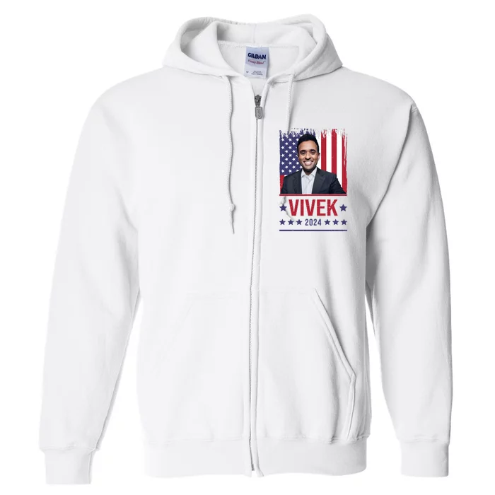 Vivek Ramawamy For President 2024 Election Full Zip Hoodie