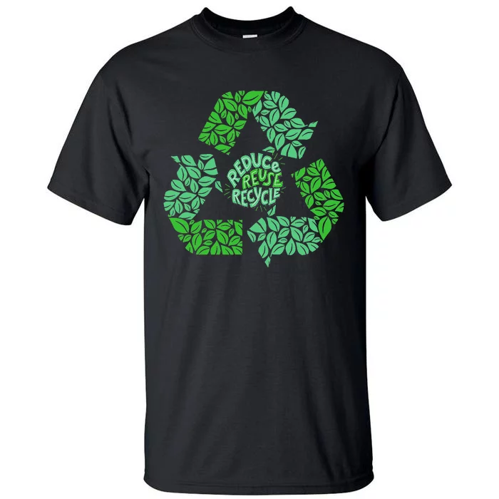 Vintage Recycling Gift Earth Day Recycle Tall T-Shirt