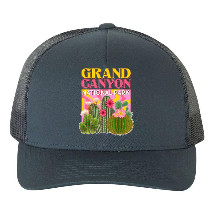 Vintage Retro Grand Canyon Travel Poster Yupoong Adult 5-Panel Trucker Hat