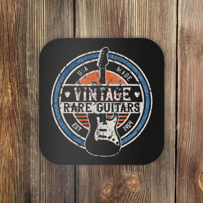 Vintage Rare Guitars Retro American Made Guitarist Coaster