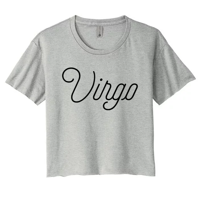 Virgo Rules! Gift Women's Crop Top Tee