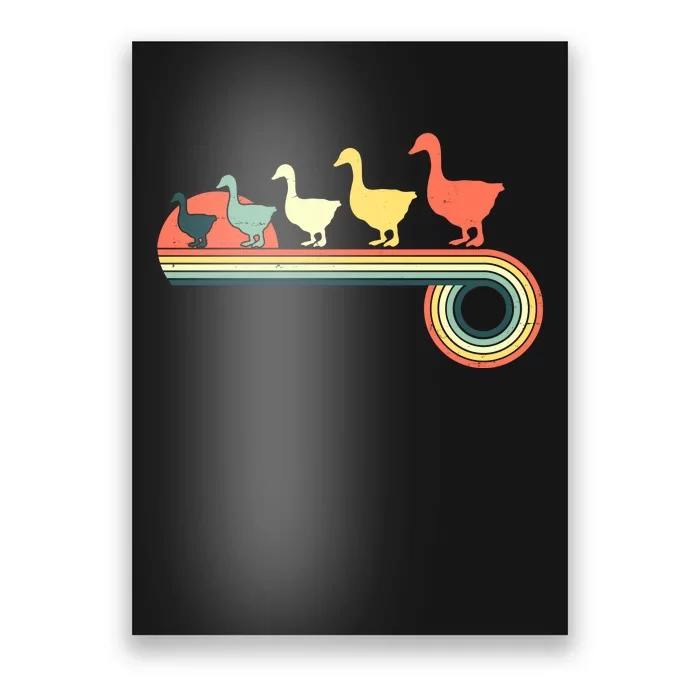 Vintage Retro Goose Poster