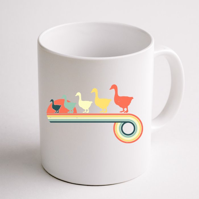 Vintage Retro Goose Front & Back Coffee Mug