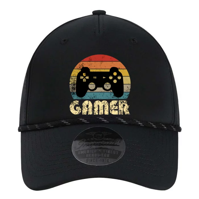 Vintage Retro Gamer Video Game Player Boys Teens Gift Performance The Dyno Cap