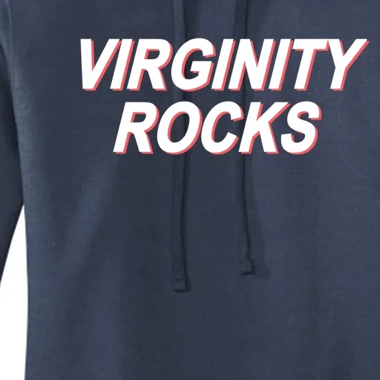 Virginity Rocks Heather Women's Pullover Hoodie