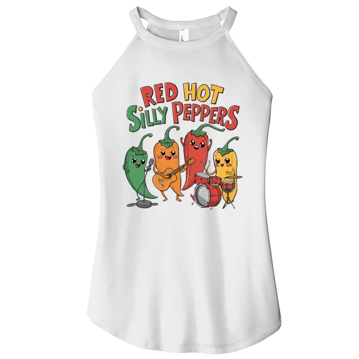 Vintage Red Hot Silly Peppers Unique 90s Funny Cartoons Women’s Perfect Tri Rocker Tank