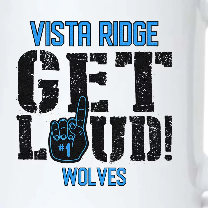 Vista Ridge High School Get Loud Wolves Black Color Changing Mug