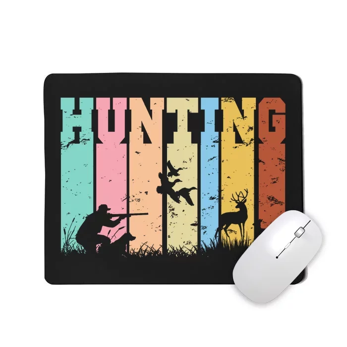 Vintage Retro Hunting Hunter Mousepad