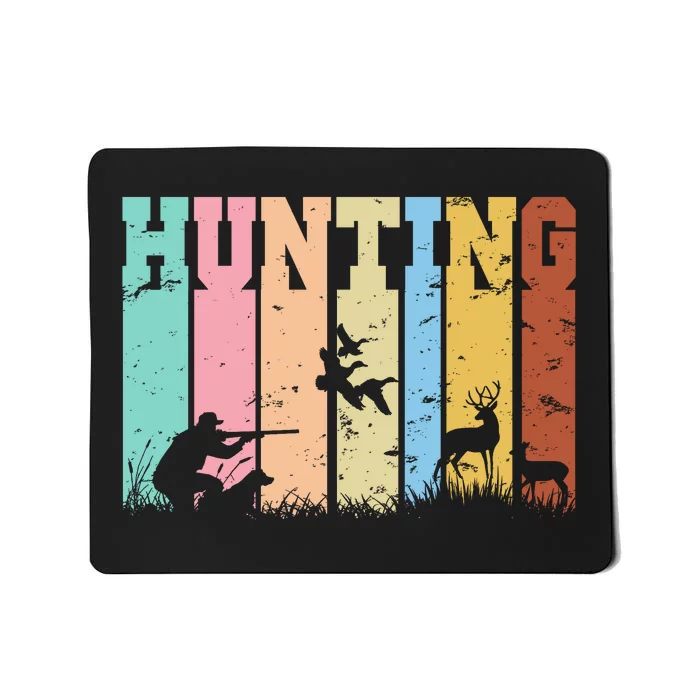 Vintage Retro Hunting Hunter Mousepad