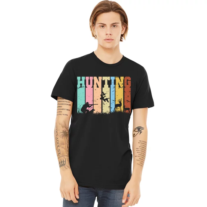 Vintage Retro Hunting Hunter Premium T-Shirt