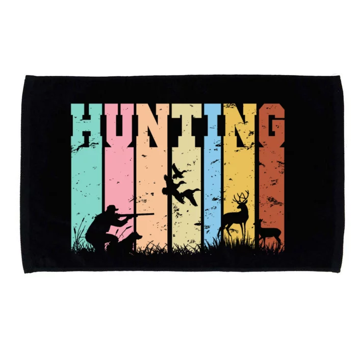 Vintage Retro Hunting Hunter Microfiber Hand Towel