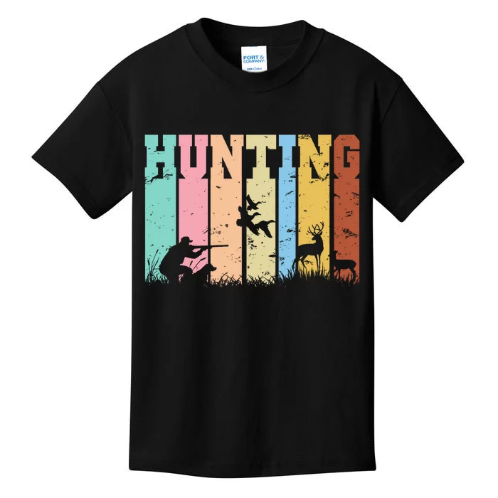 Vintage Retro Hunting Hunter Kids T-Shirt