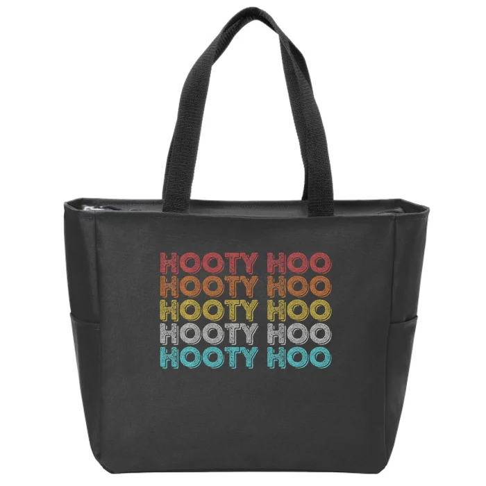 Vintage Retro Hooty Hoo Zip Tote Bag