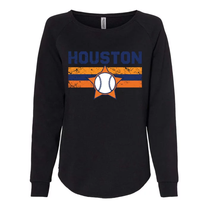 Vintage Retro Houston Texas Vintage Texas Houston Womens California Wash Sweatshirt