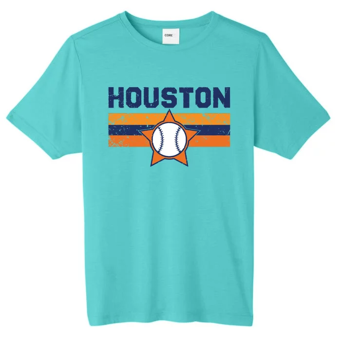 Vintage Retro Houston Texas Vintage Texas Houston ChromaSoft Performance T-Shirt