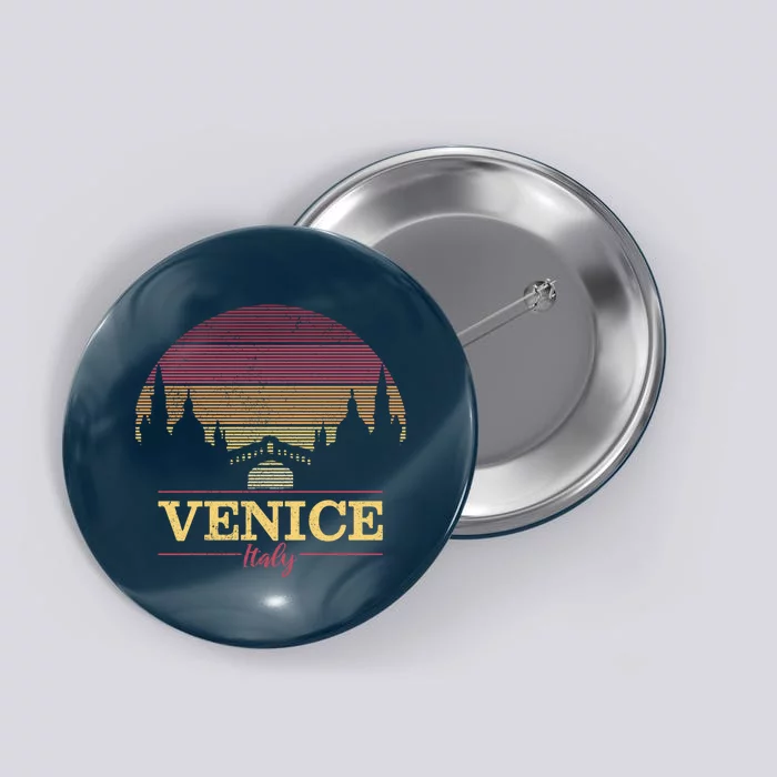 Vintage Retro Italian Travel Souvenir Gift Button