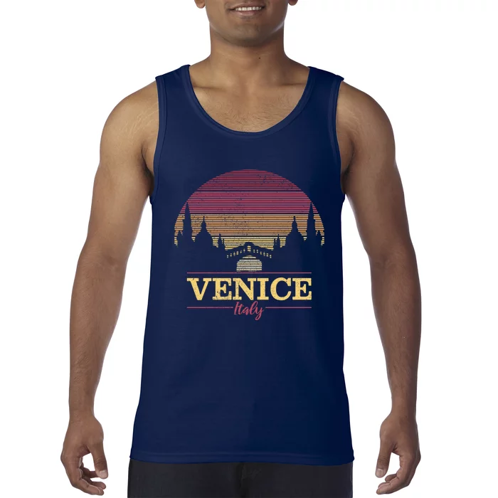 Vintage Retro Italian Travel Souvenir Gift Tank Top