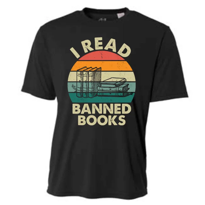 VINTAGE RETRO I READ BANNED BOOKS Cooling Performance Crew T-Shirt