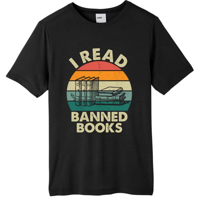 VINTAGE RETRO I READ BANNED BOOKS ChromaSoft Performance T-Shirt