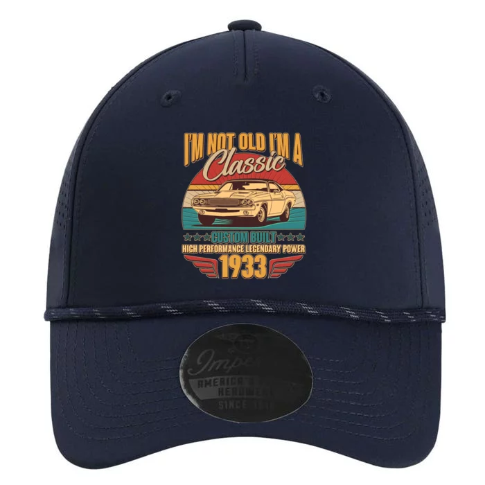 Vintage Retro I'm Not Old I'm A Classic 1933 90th Birthday Classic Car Lover Performance The Dyno Cap