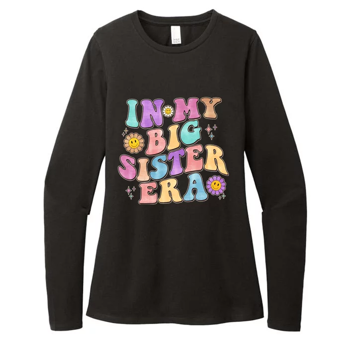 Vintage Retro In My Big Sister Era Womens CVC Long Sleeve Shirt