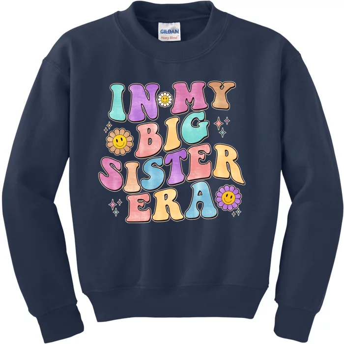 Vintage Retro In My Big Sister Era Kids Sweatshirt