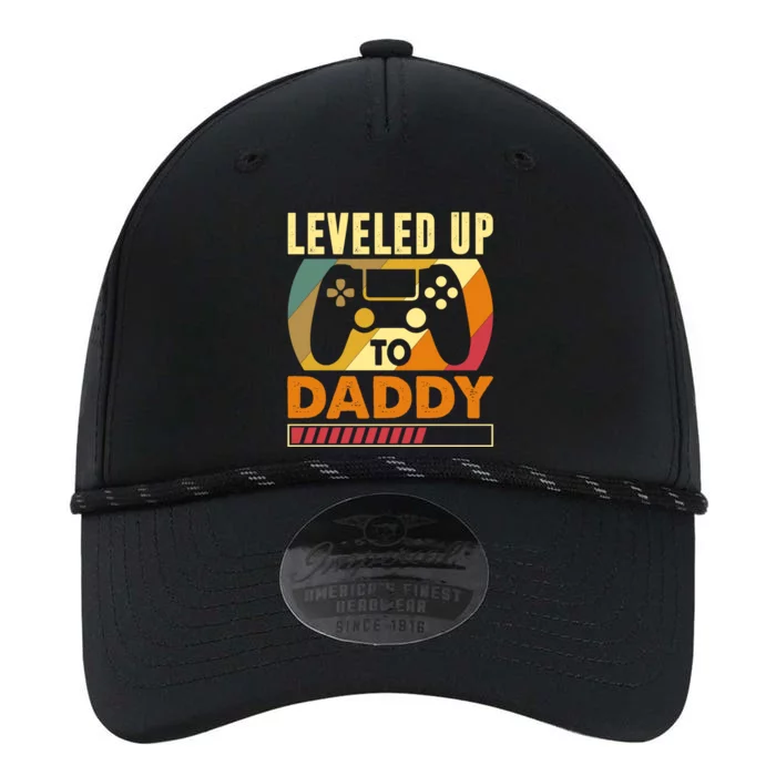 Vintage Retro I Leveled Up To Daddy Funny Promoted To Dad Gift Performance The Dyno Cap