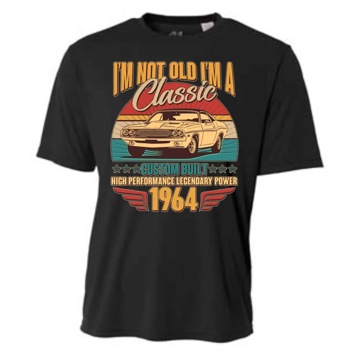 Vintage Retro Im Not Old Im A Classic 1964 60th Birthday Classic Car Lover Cooling Performance Crew T-Shirt