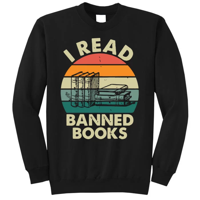 VINTAGE RETRO I READ BANNED BOOKS Sweatshirt