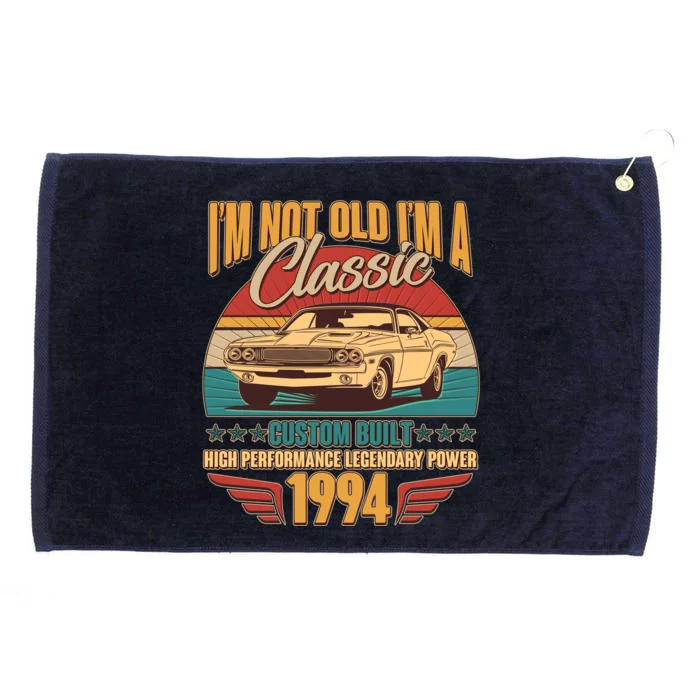 Vintage Retro Im Not Old Im A Classic 1994 30th Birthday Classic Car Lover Grommeted Golf Towel