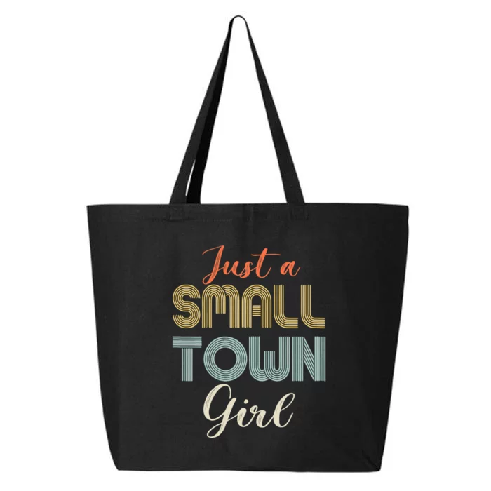 Vintage Retro Just A Small Town Girl 25L Jumbo Tote