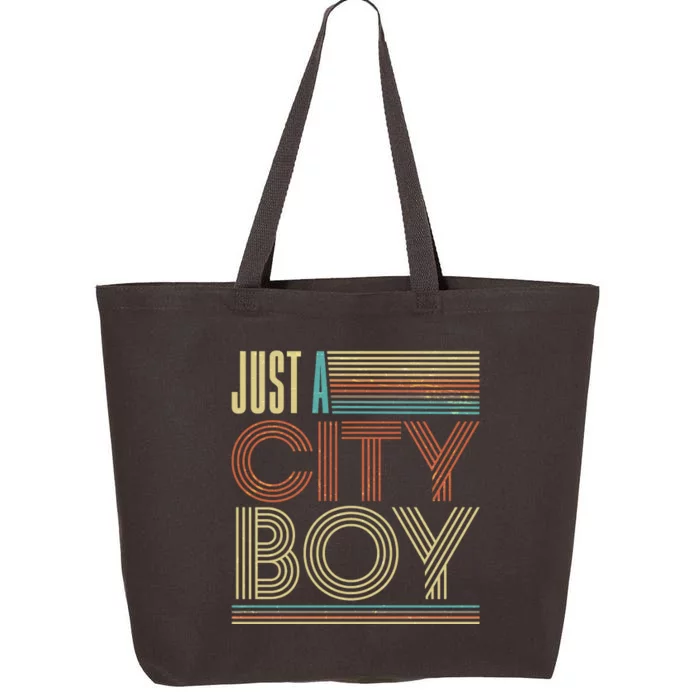 Vintage Retro Just A CityBoy 25L Jumbo Tote