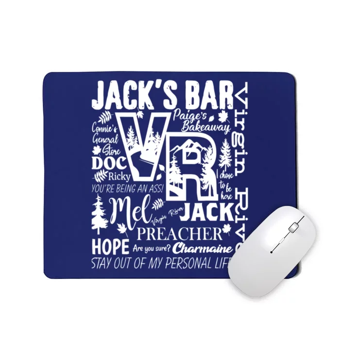 Virgin River Jack's Bar Vintage Mousepad