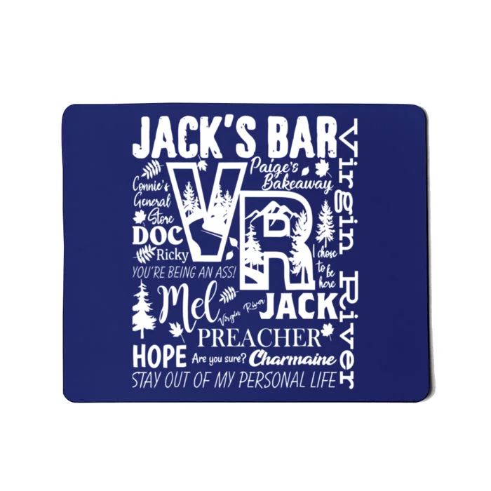 Virgin River Jack's Bar Vintage Mousepad