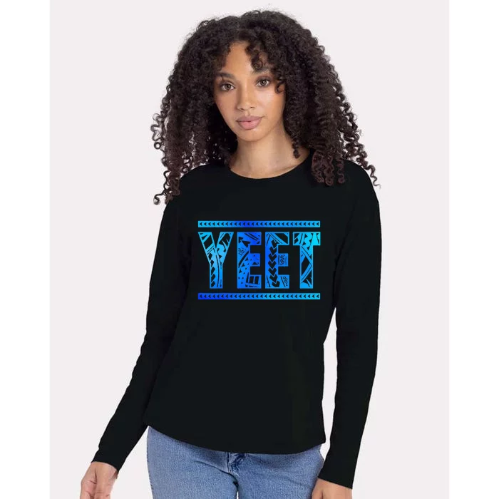 Vintage Retro Jey Yeet Ww Quotes Design Apparel Womens Cotton Relaxed Long Sleeve T-Shirt