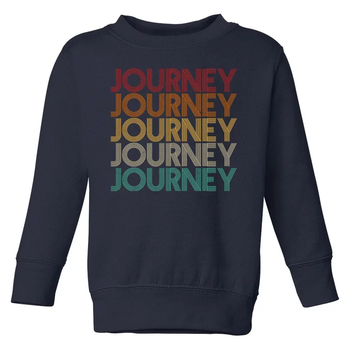 Vintage Retro Journey Toddler Sweatshirt