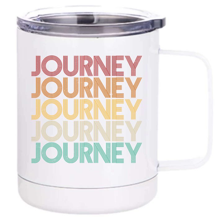 Vintage Retro Journey Front & Back 12oz Stainless Steel Tumbler Cup