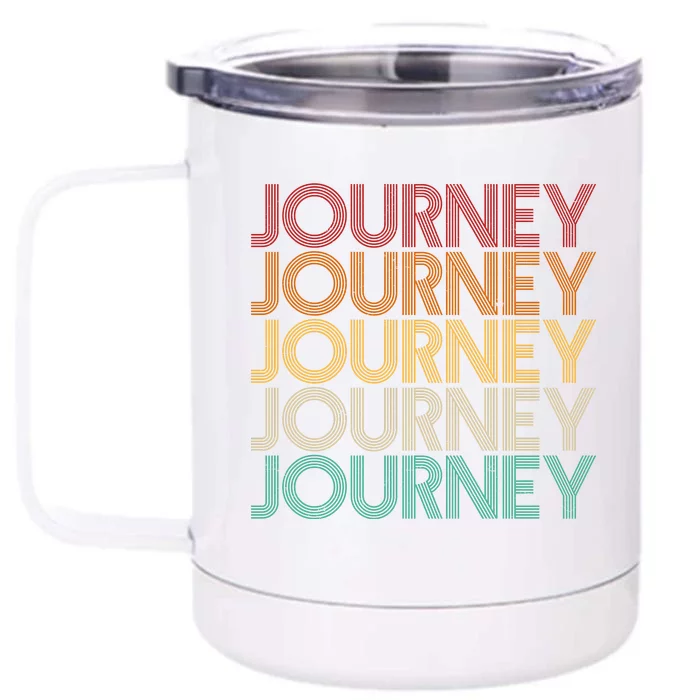 Vintage Retro Journey Front & Back 12oz Stainless Steel Tumbler Cup