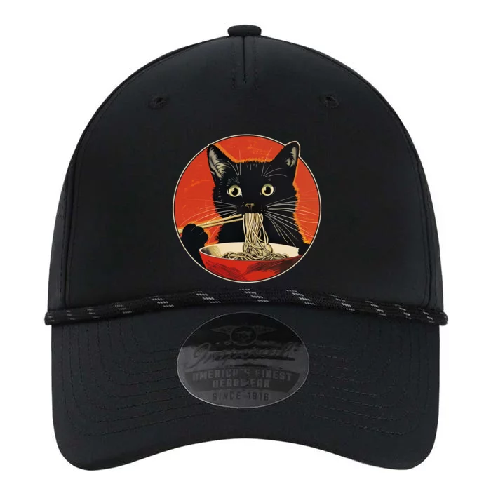 Vintage Retro Japanese Ramen Cat Neko Performance The Dyno Cap